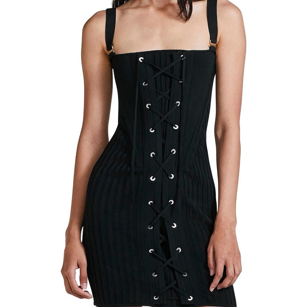 Dion Lee Corset Lace-Up Dress